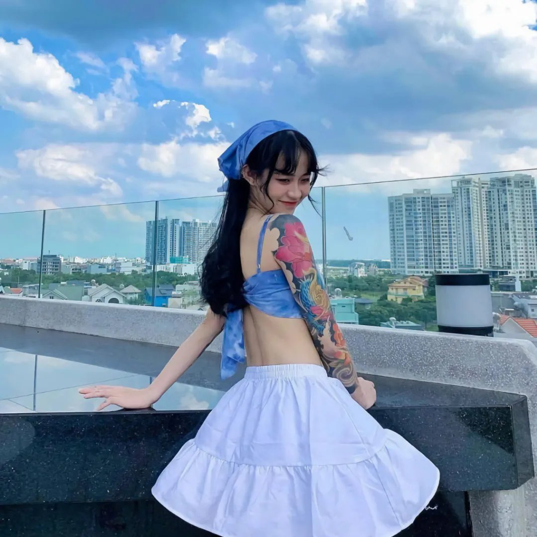 头发松散